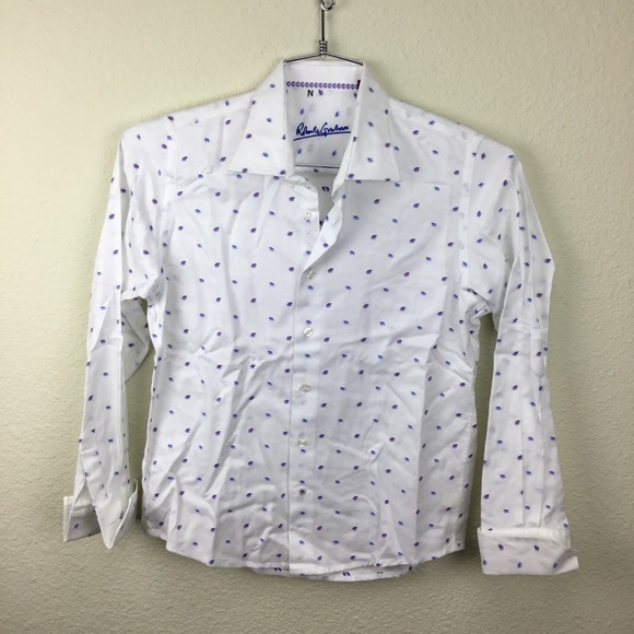 robert graham white dress shirt